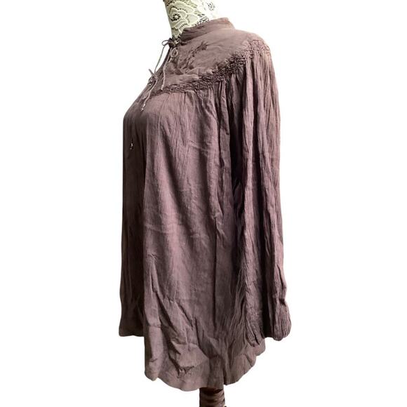 Gypsy Rose top drawstring neckline long sleeves XL - Picture 4 of 8